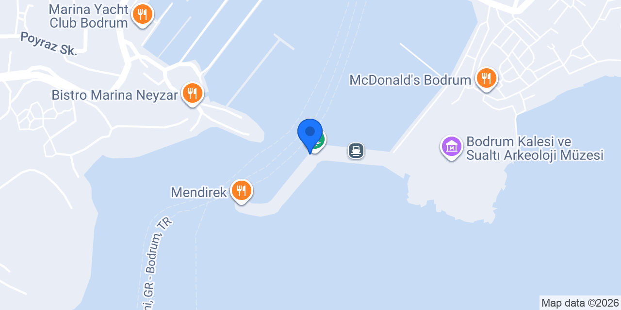 Bodrum Kos Ferry konumu