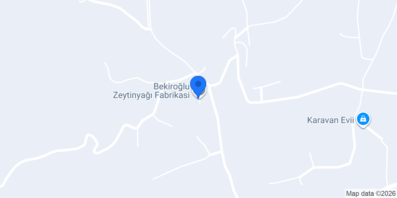 Bekiroğlu Zeytinyağı Fabrikasi konumu