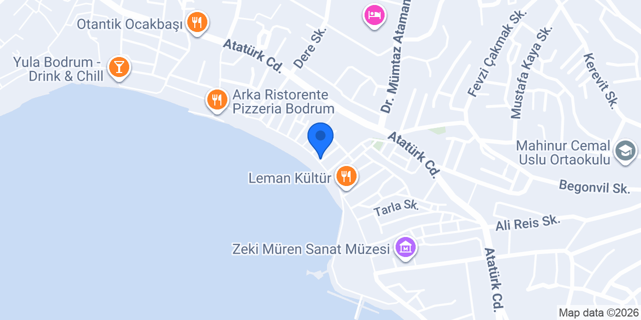 DERİN BEACH BAR RESTAURANT konumu
