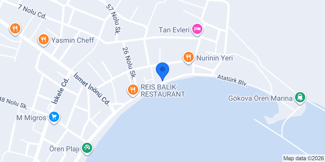 Ayaz Beach Pub konumu