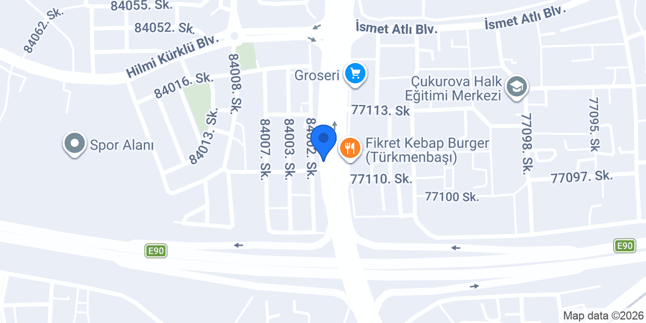Bizim Börekçilik Türkmenbaşı Bulvarı konumu