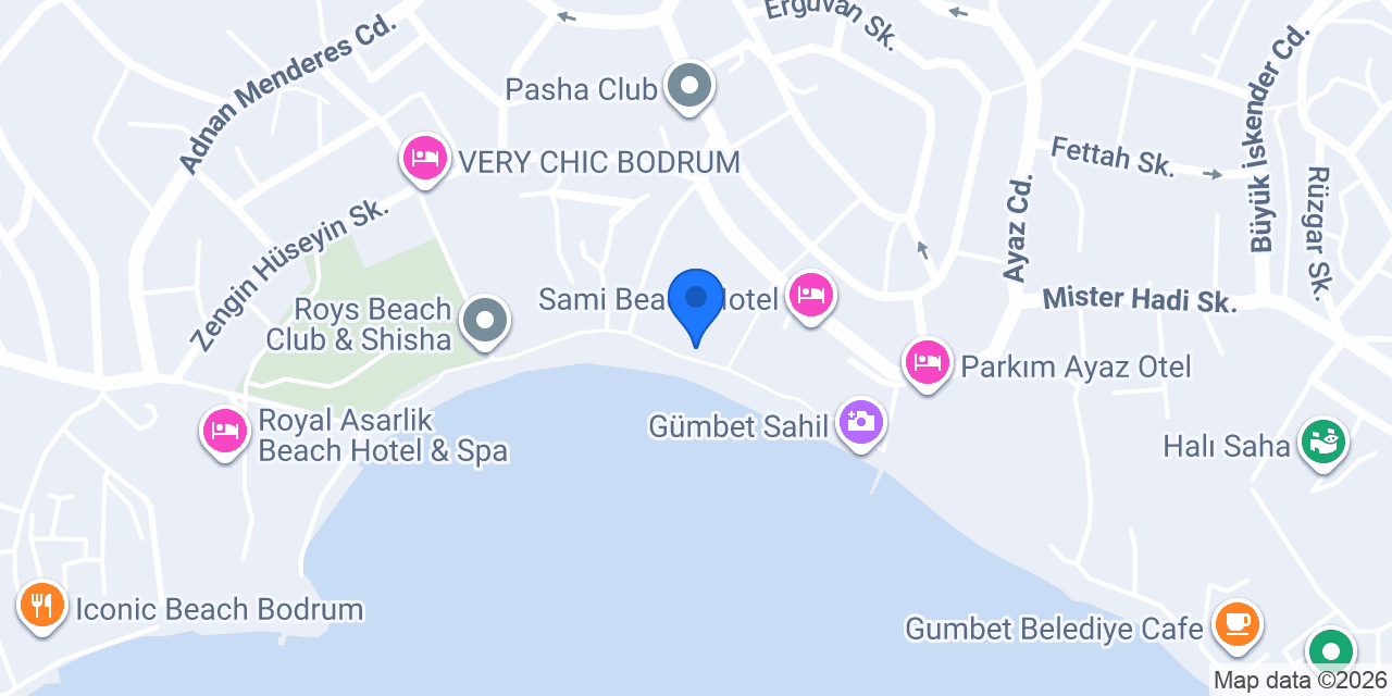 Gumbet Beach Resort konumu