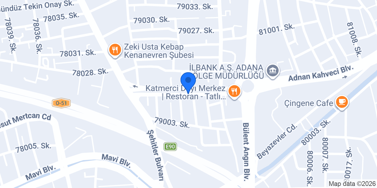 Butik Gözde konumu