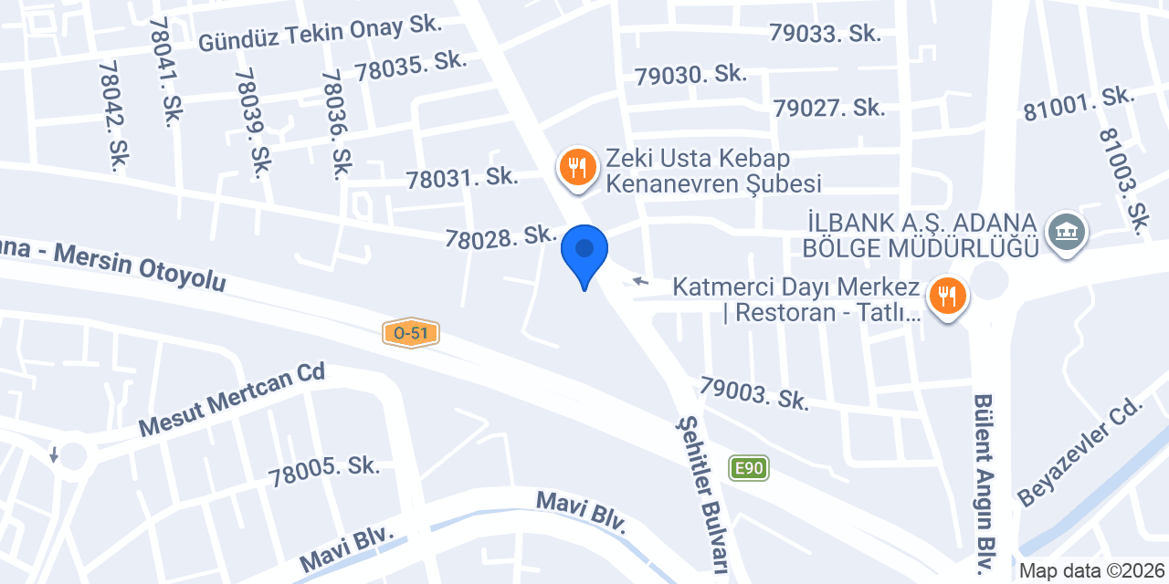 TEB Toros Şubesi konumu