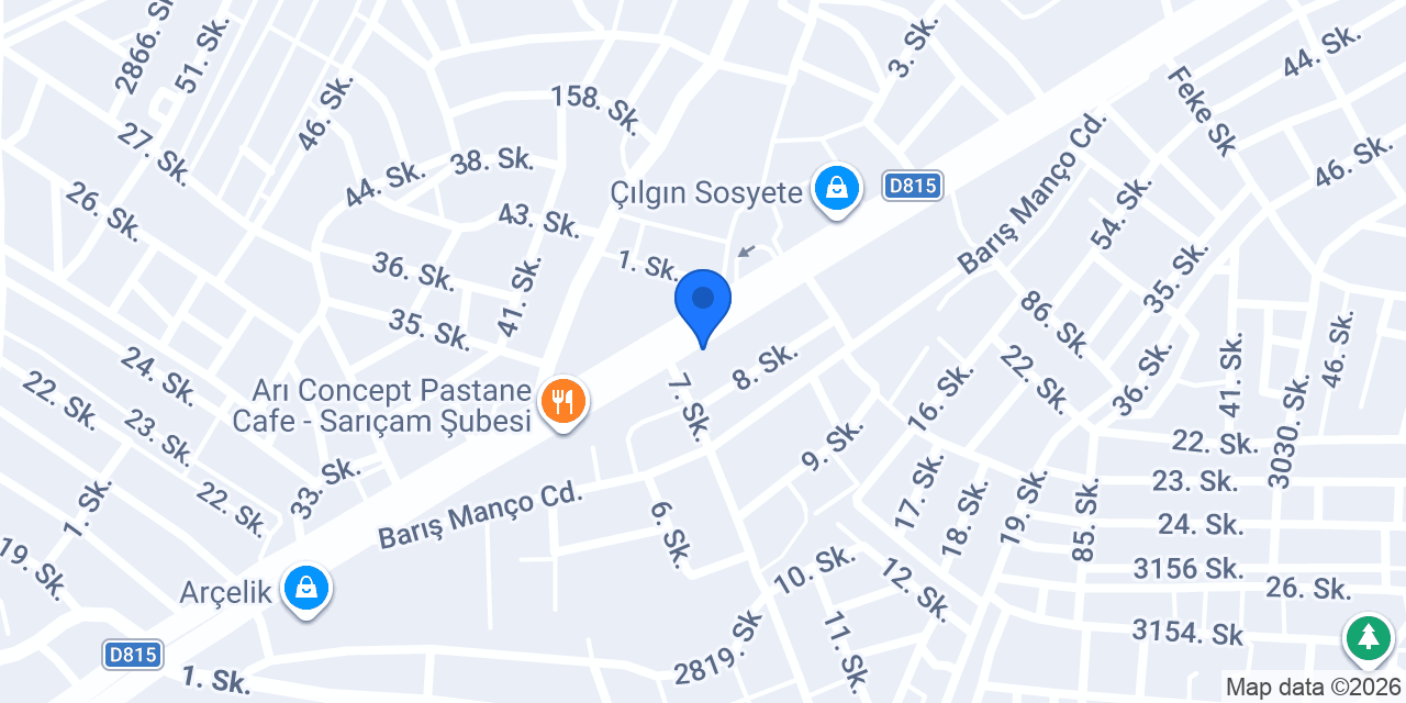 Saygılı Pasta Cafe konumu