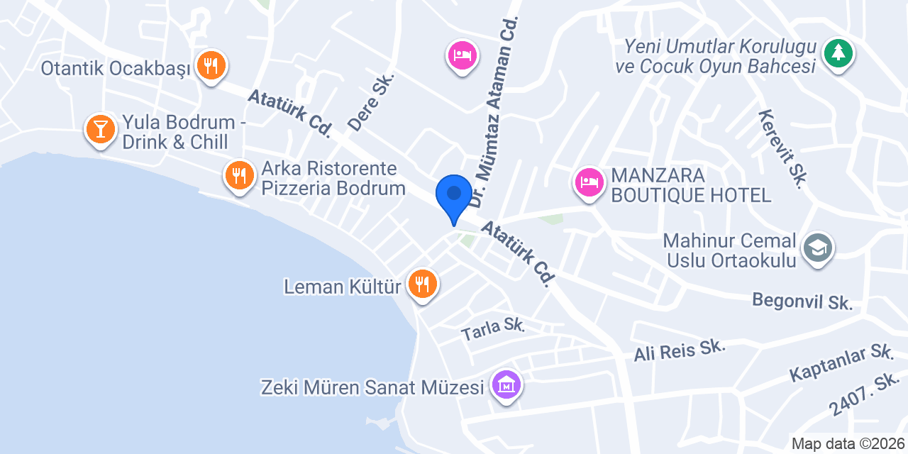 Noa Butik Pansiyon konumu