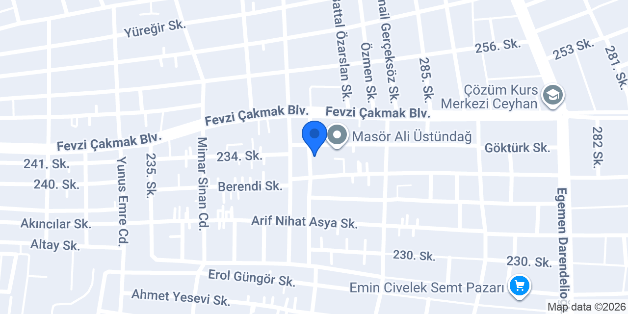 Manuel Terapist Yalçın Özdemir Oğlu Murat Özdemir konumu