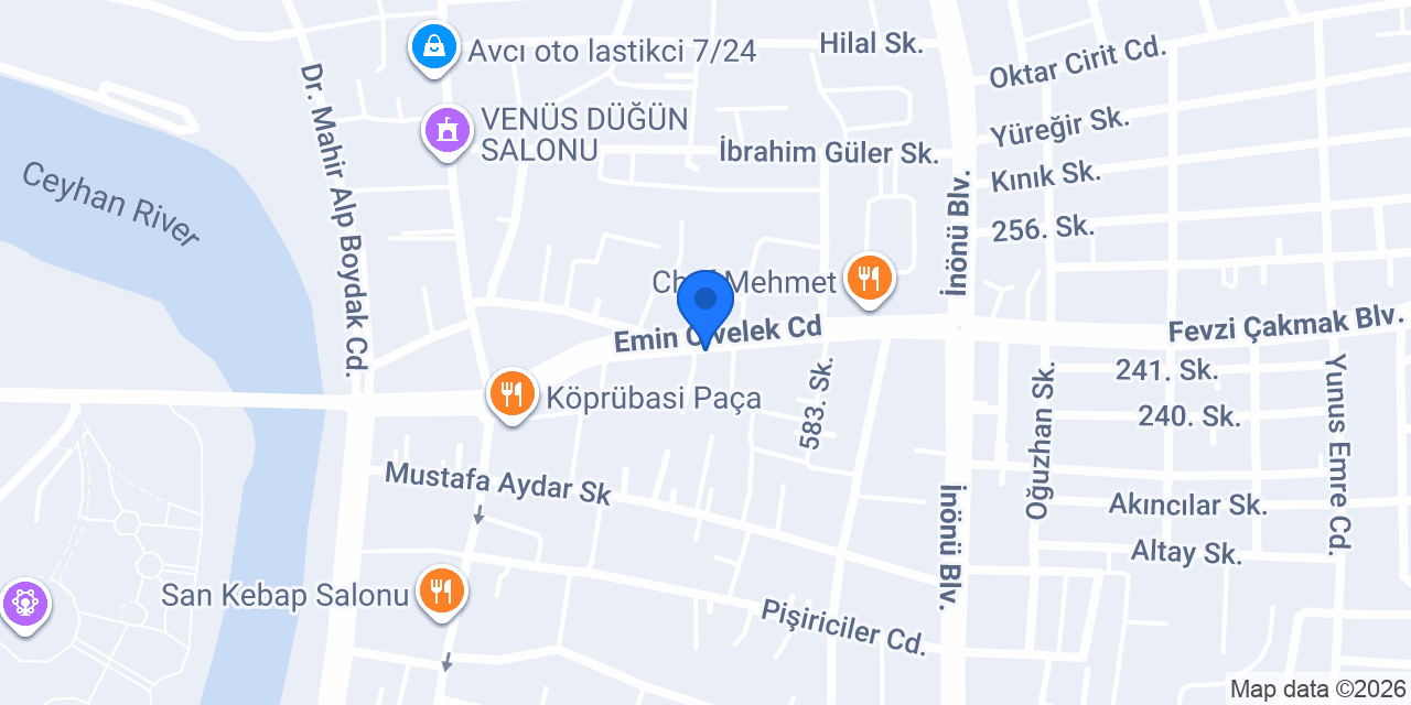 Çakır Galeri konumu