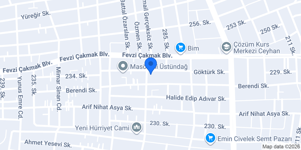 Şifahane Alternatif Tıp Merkezi konumu