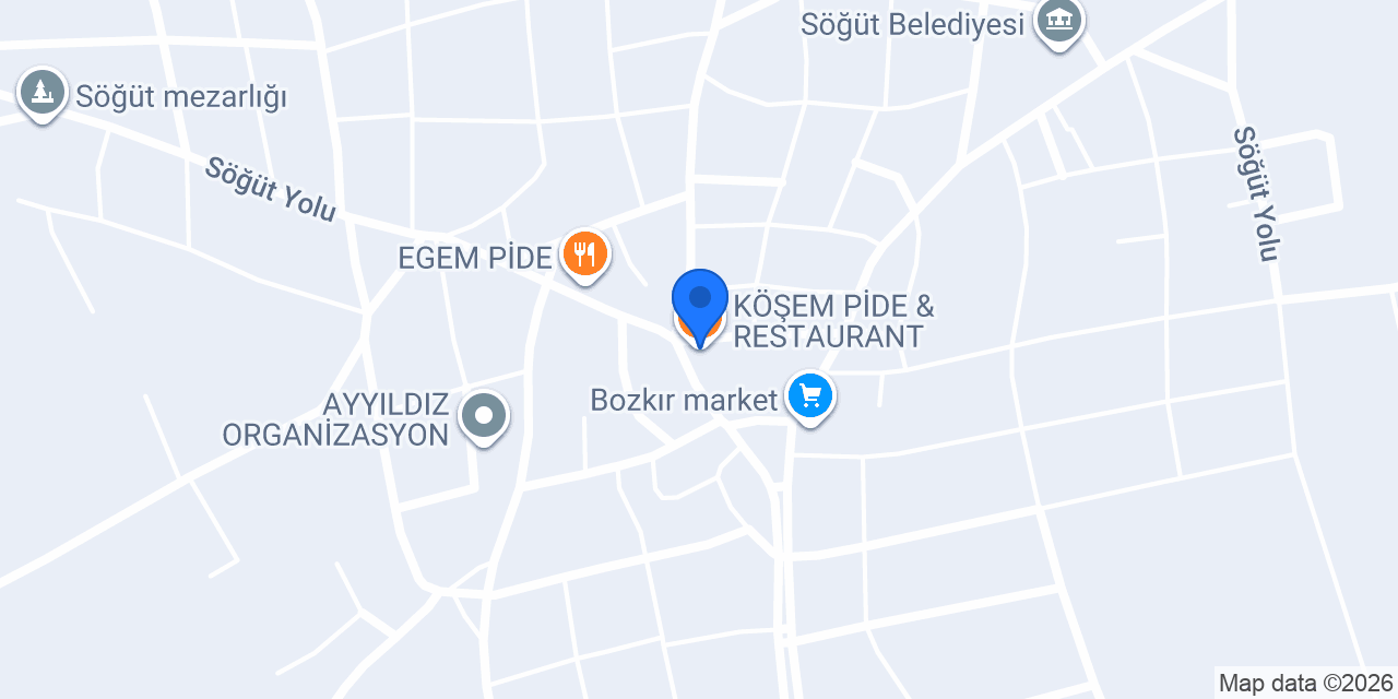 KÖŞEM PİDE & RESTAURANT konumu