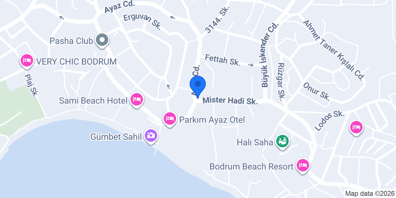MADO Cafe Gümbet konumu