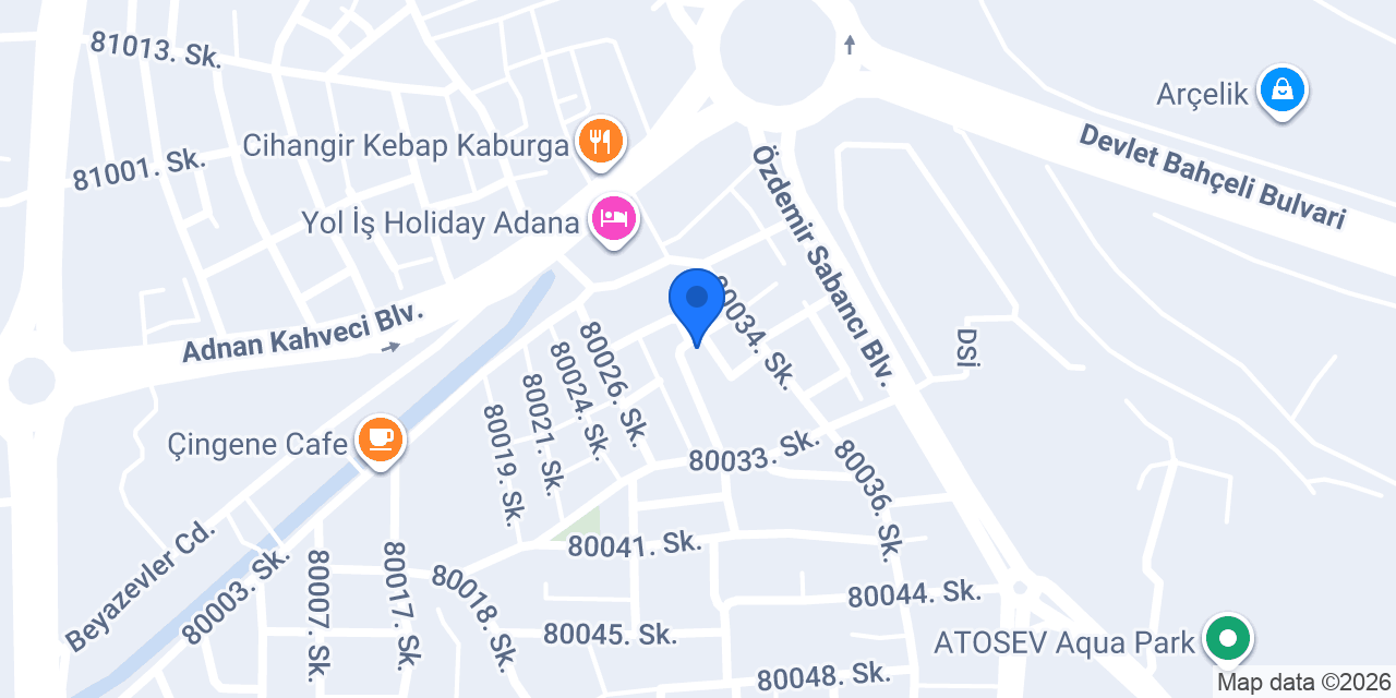 Adana Anka Suit Apart konumu