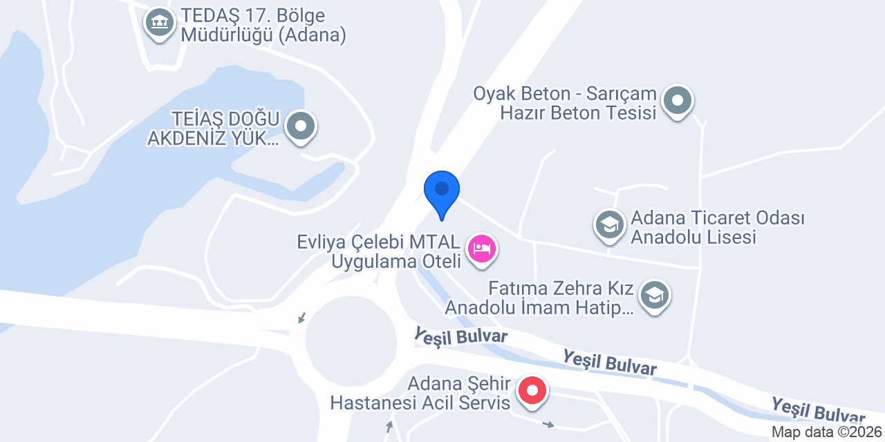 Yanar Döner Kebap konumu