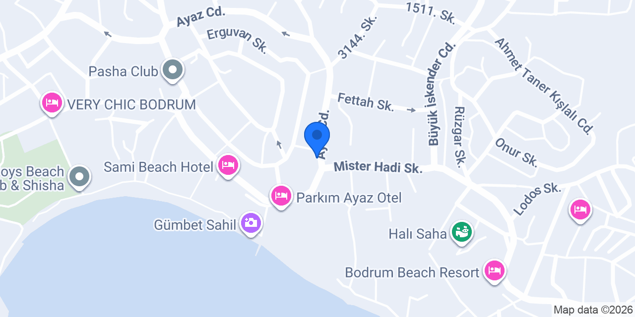 Hola Bodrum Butik Otel konumu