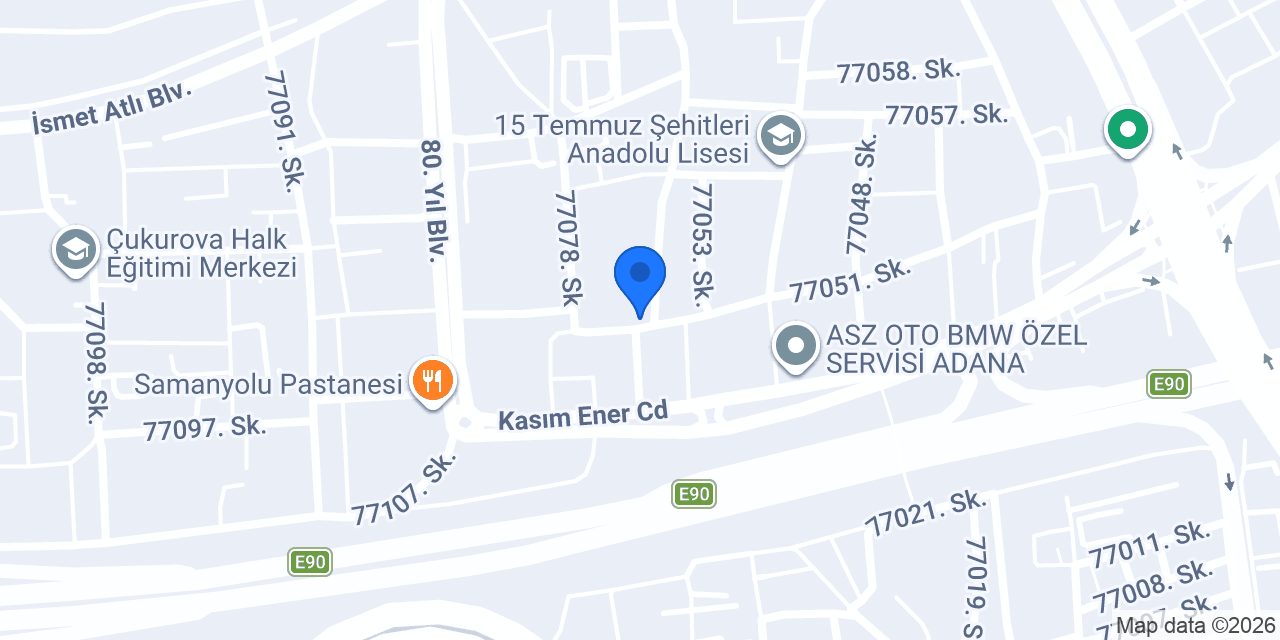 Athena Veteriner Kliniği konumu