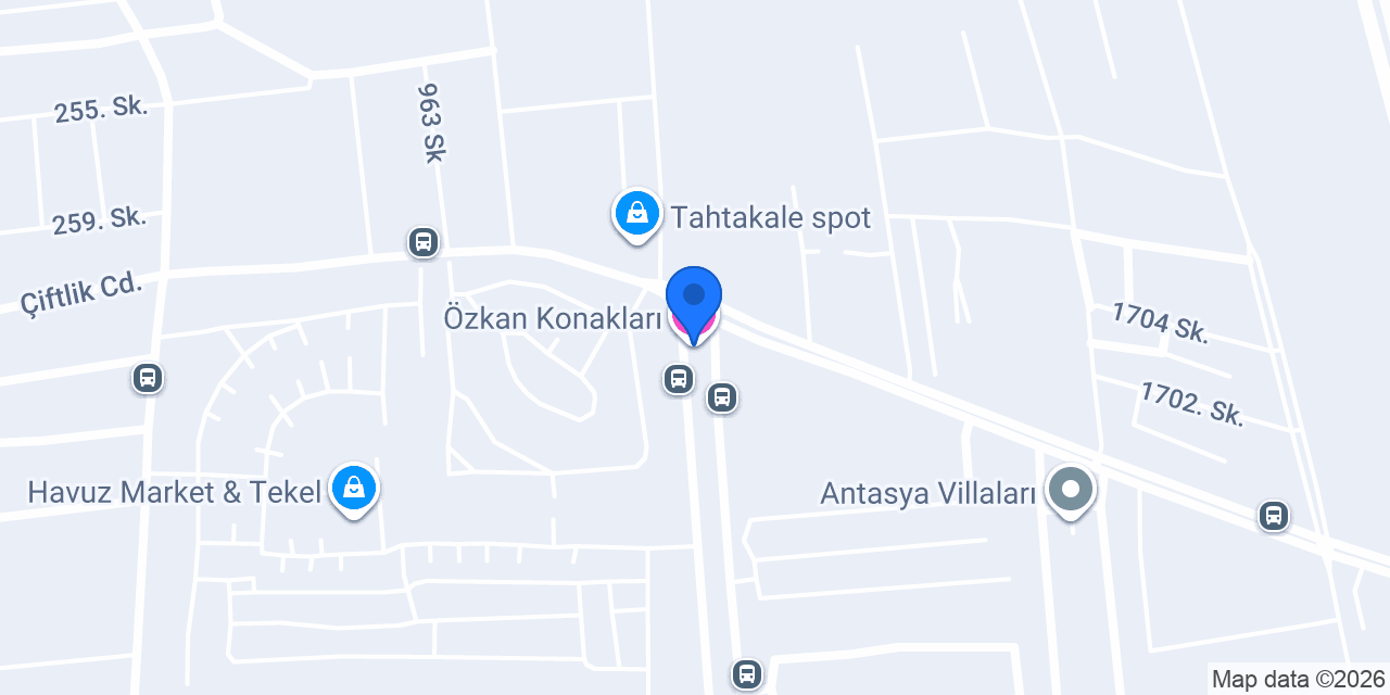 Özkan Konakları konumu