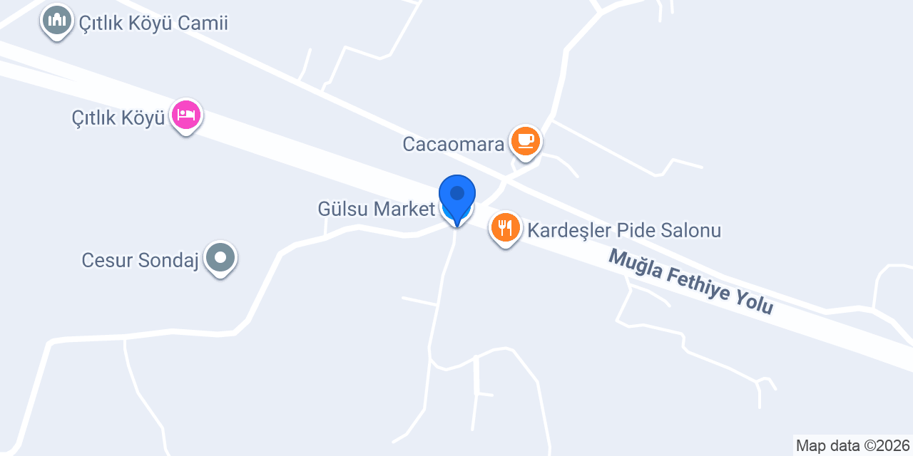 Gülsu Market konumu