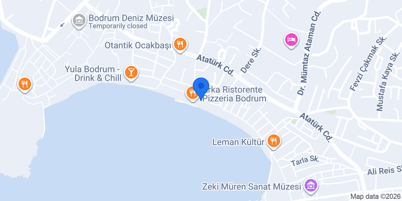 Neşe Pansiyon Bodrum konumu