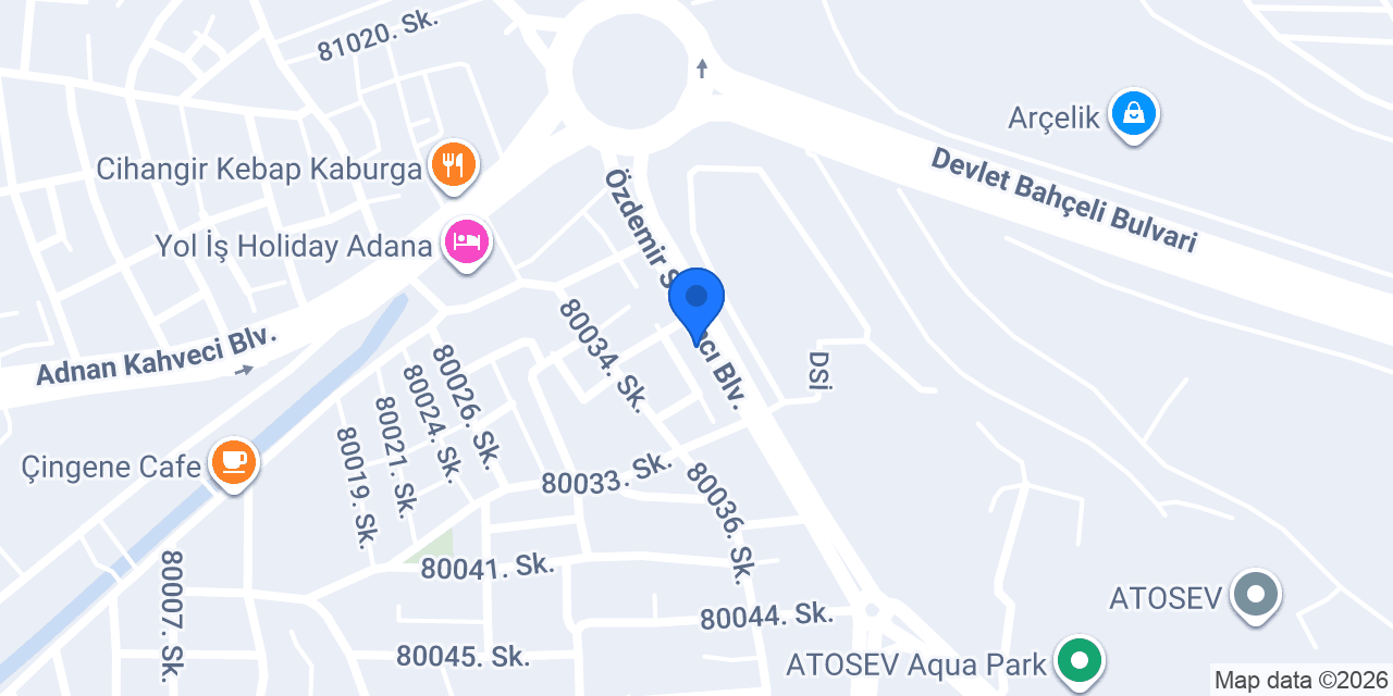 AdaWall Adana Mağaza konumu
