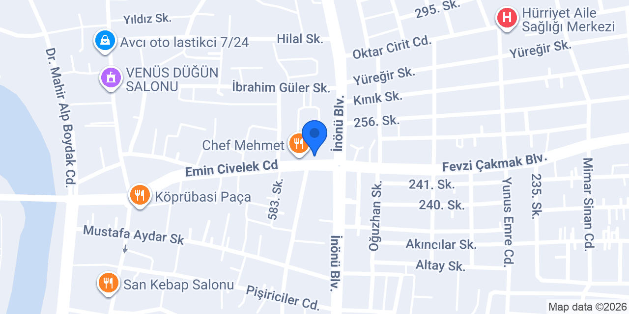 KUAFÖR ERKAN konumu