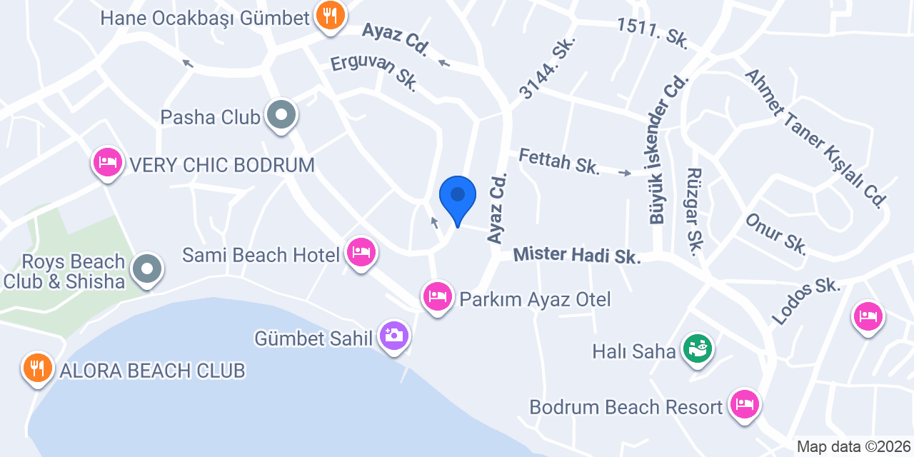 MervePark Otel konumu