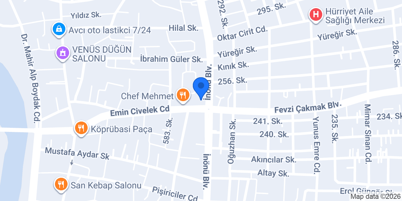 Ceyhan Ocakbaşı SIDIK USTA konumu