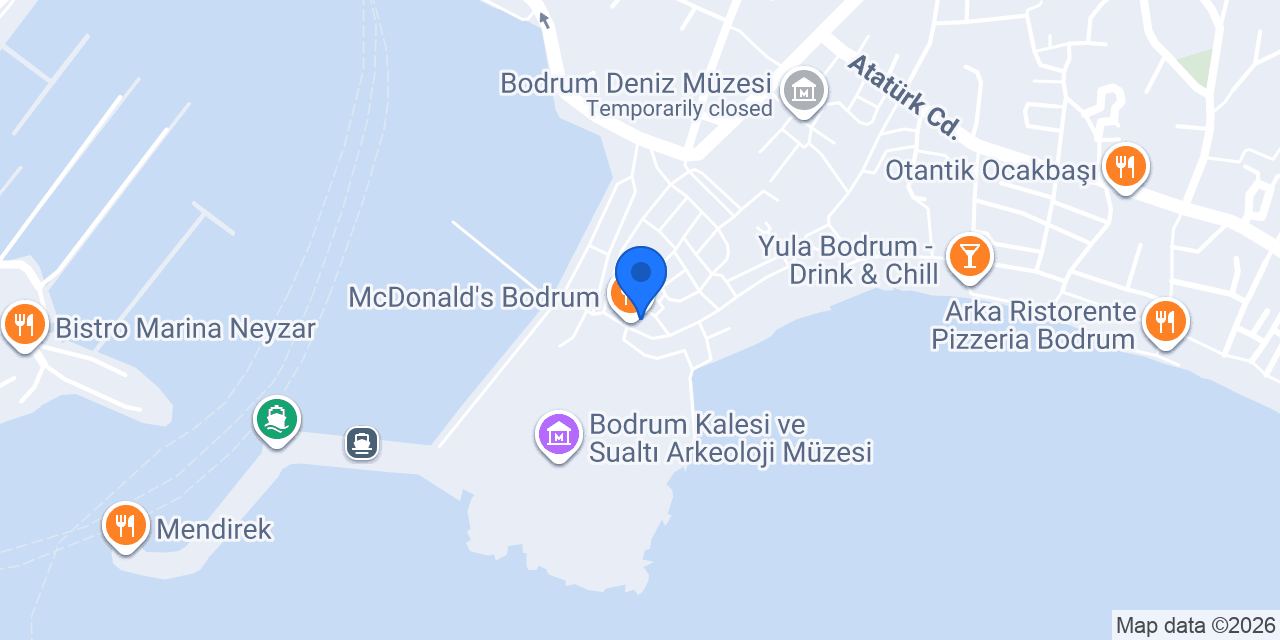 Bodrum 7 / 24 Fast Food konumu