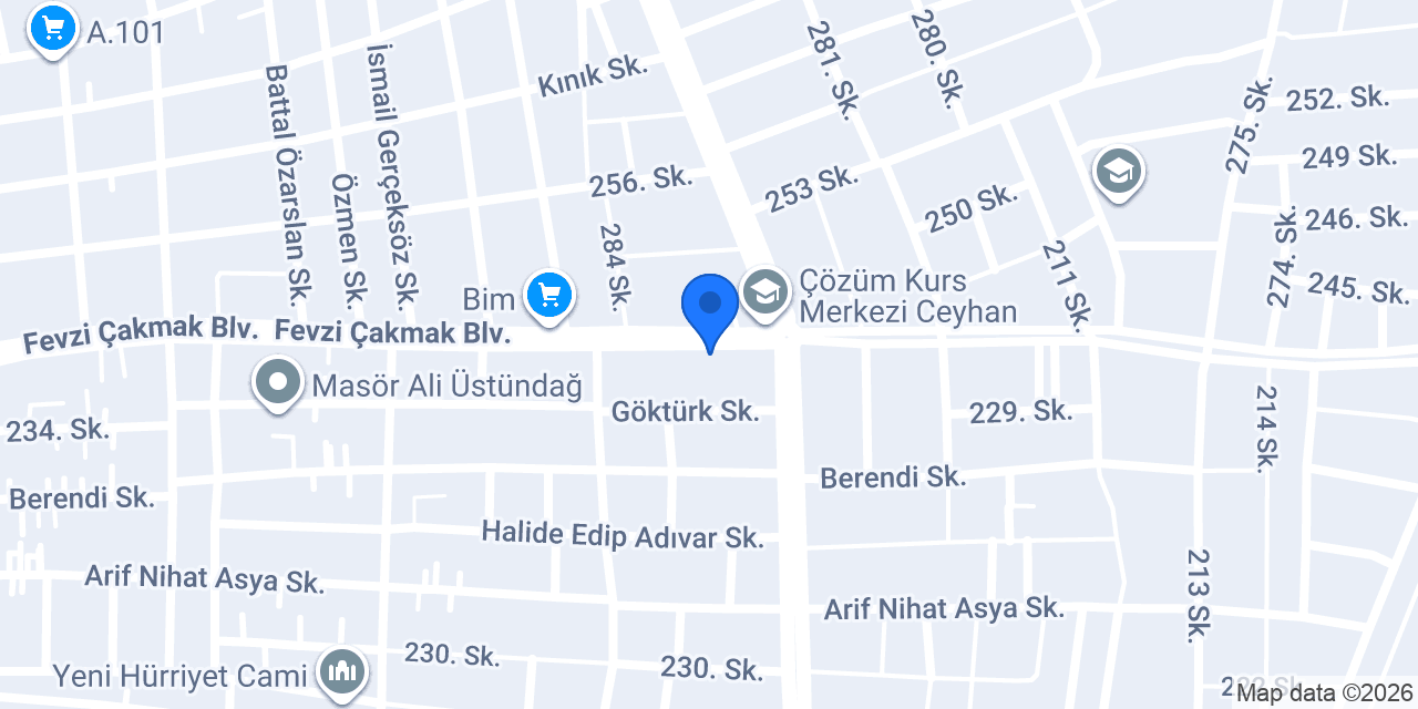 Mercan Fırını konumu