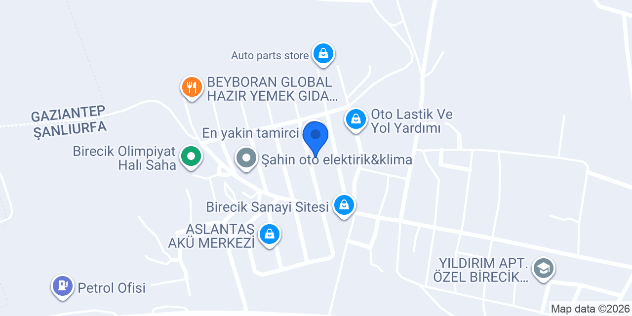KARADAŞ oto galeri konumu