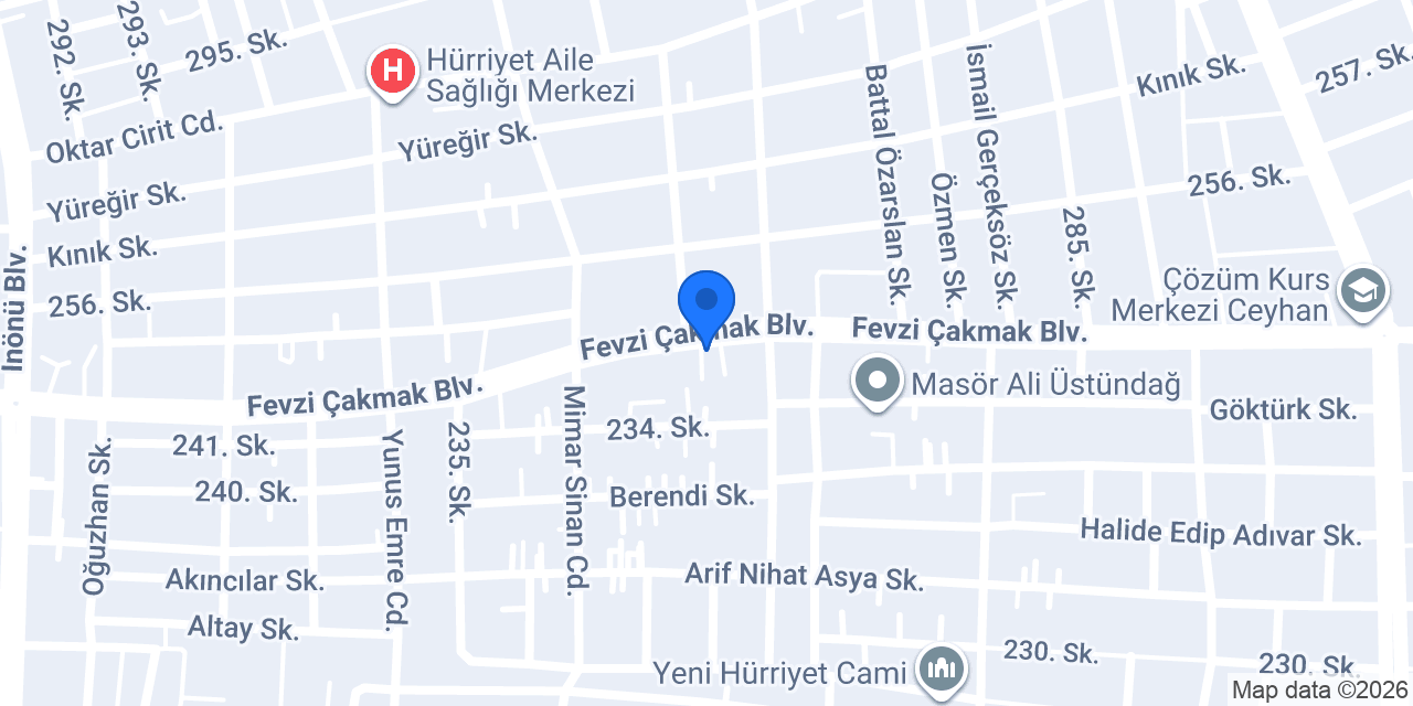 Efendibey AVM MERKEZ konumu