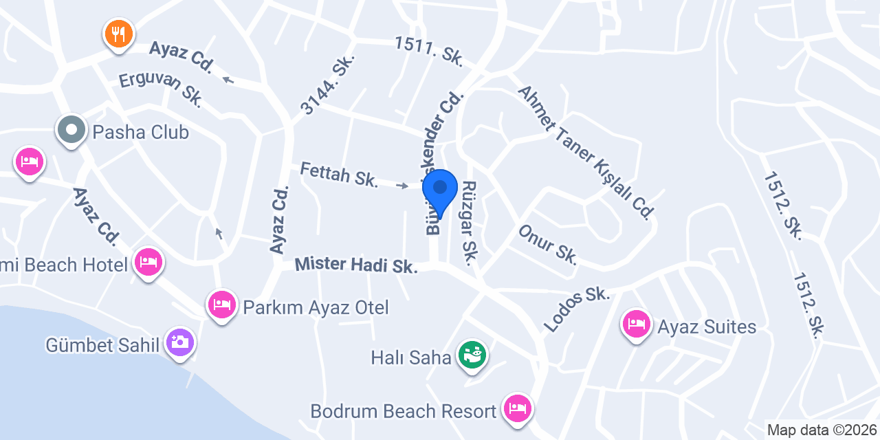 Hedef Gayrimenkul Bodrum konumu