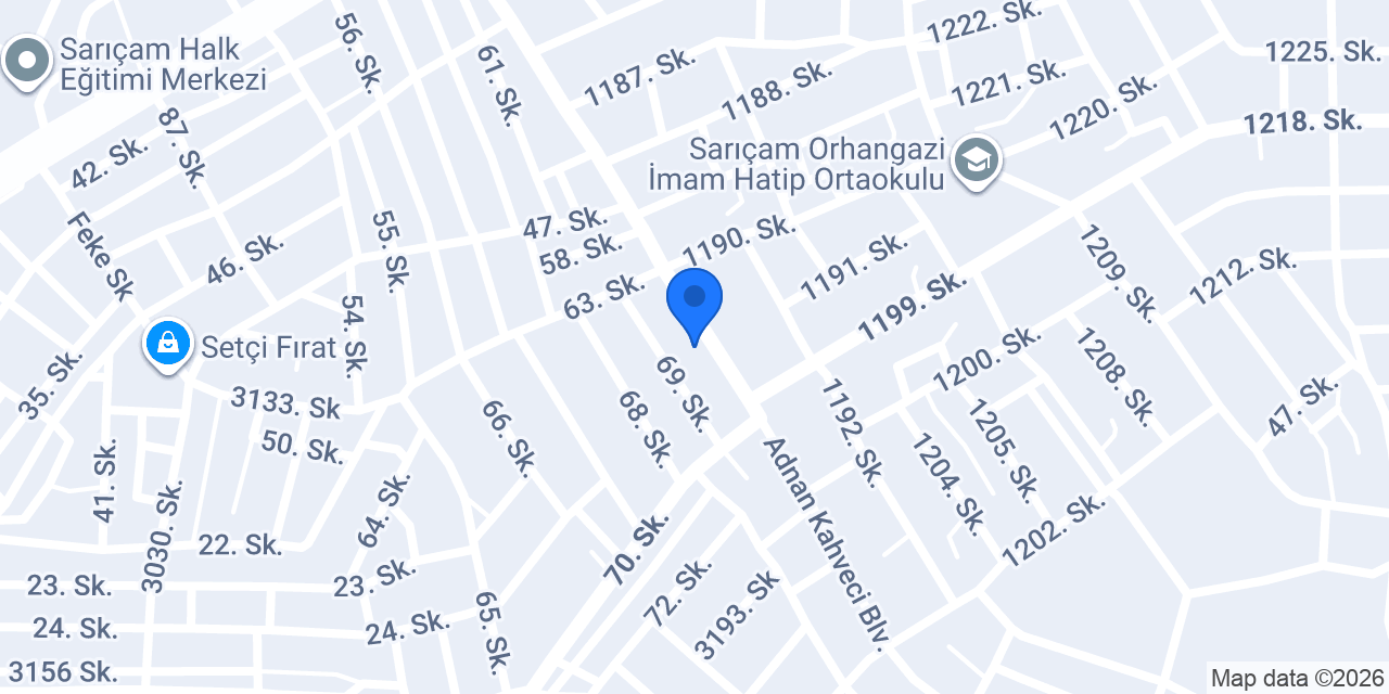 Avşar Kebap Salonu konumu