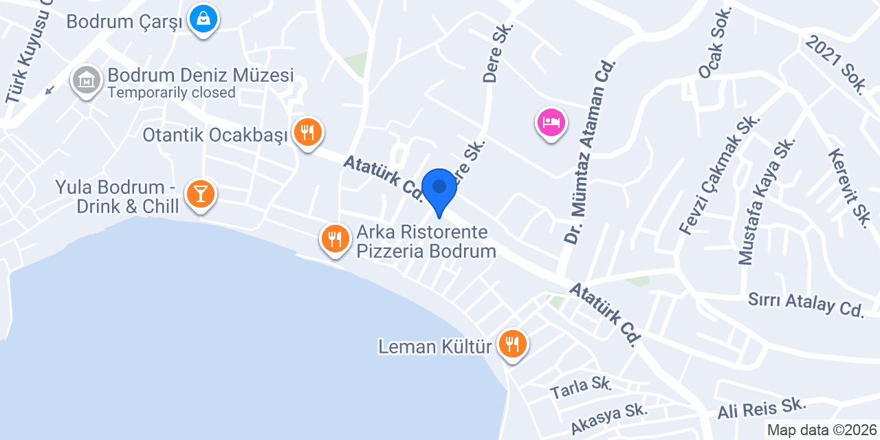 White Bodrum Laundry konumu
