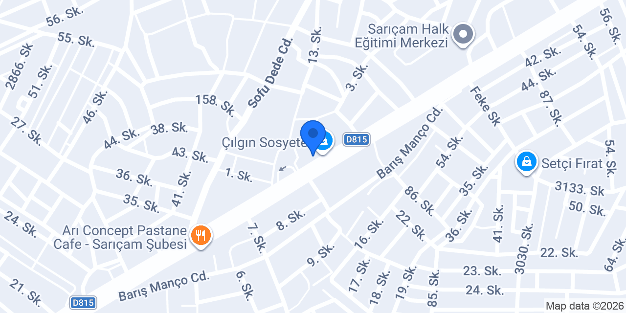 01 Sarıçam Tantuni konumu