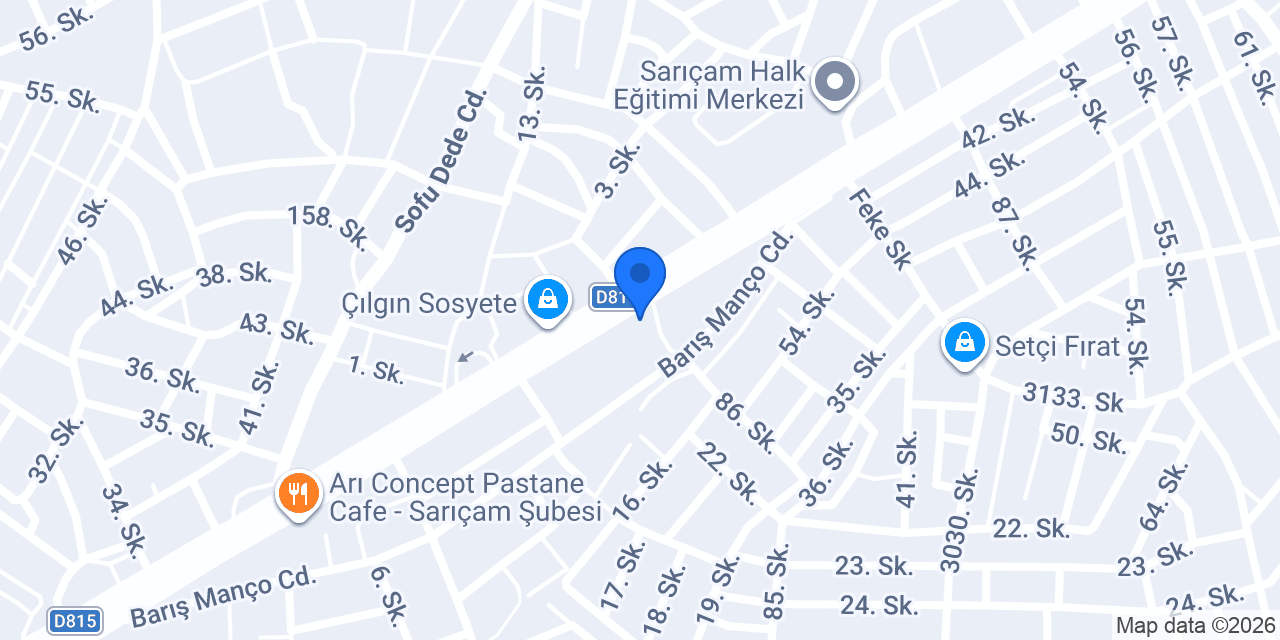 Emin Home Mobilya konumu