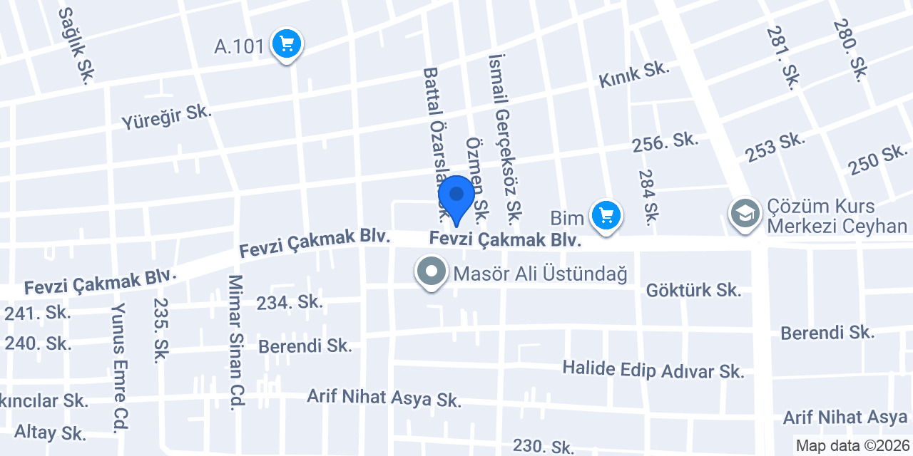 Ceyhan Erkan Özel Güvenlik konumu