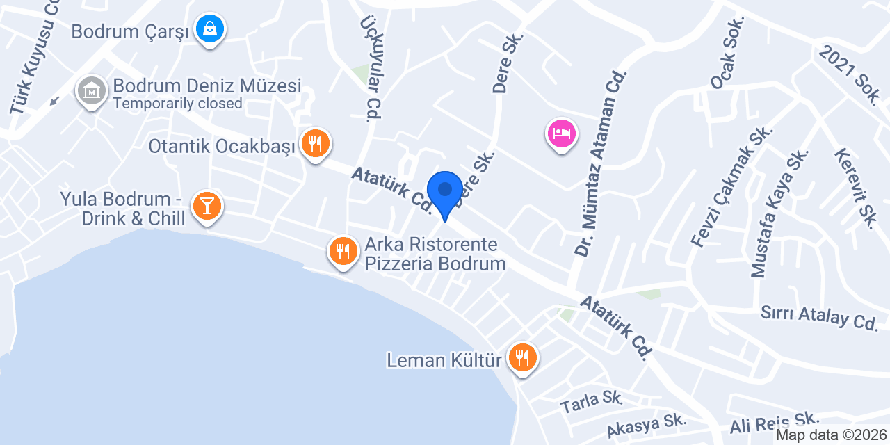 Bodex Turizm & Yatçılık konumu