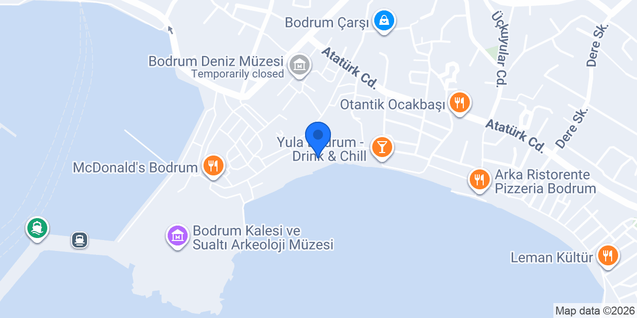Baç Pansiyon konumu