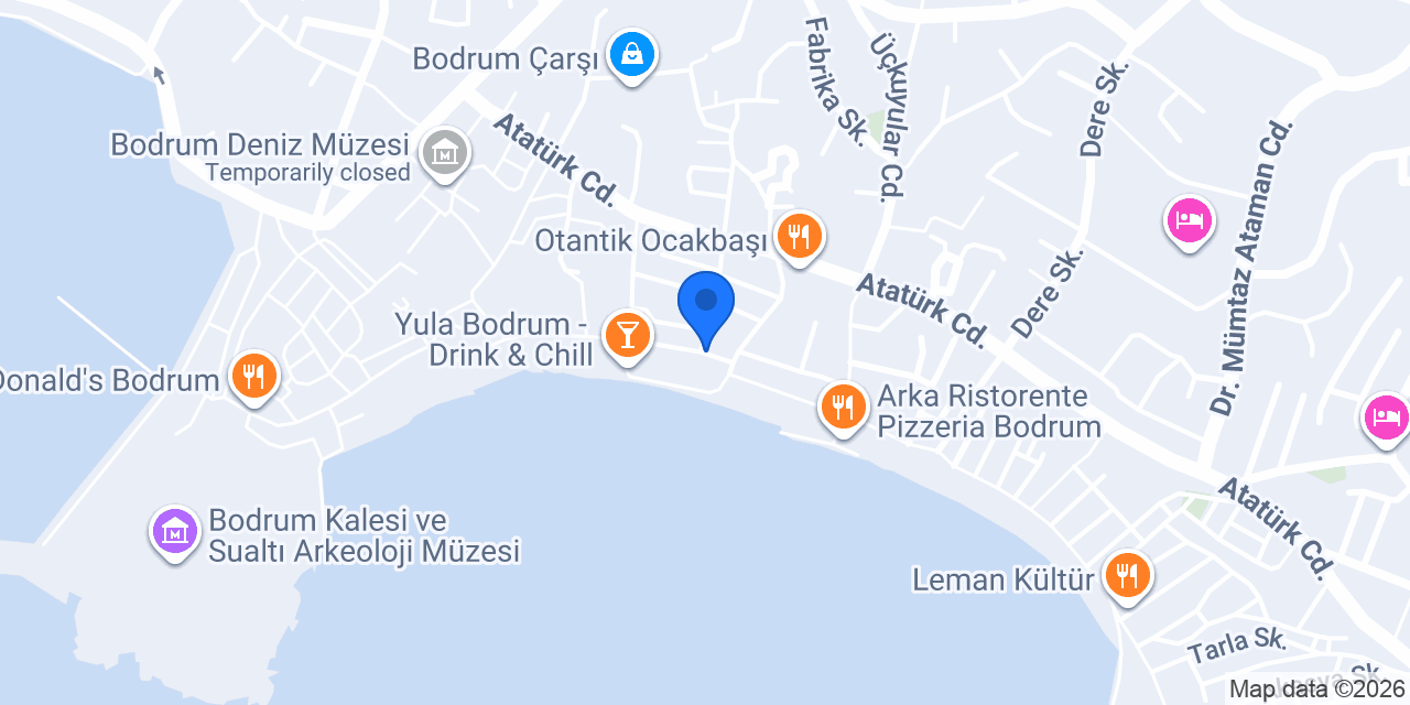 Derin Bodrum konumu