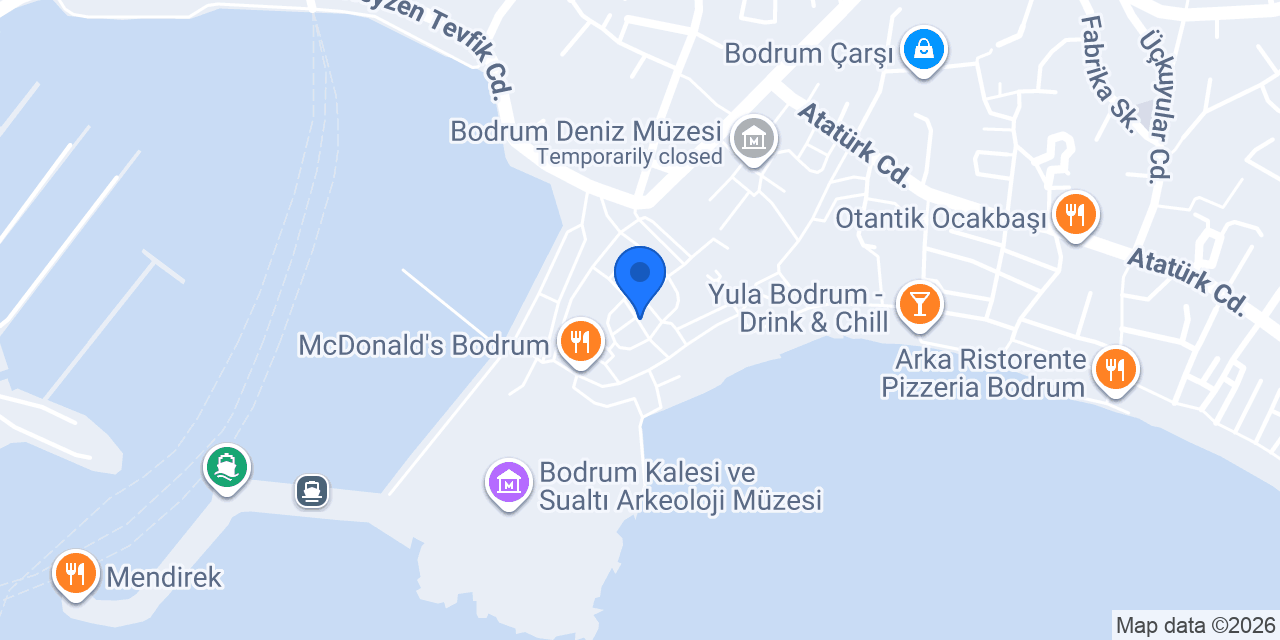Vintage bodrum konumu