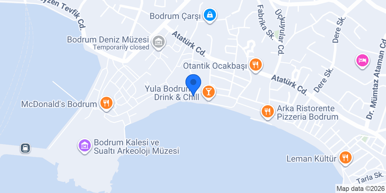 Aphrodite Bodrum Cumhuriyet konumu