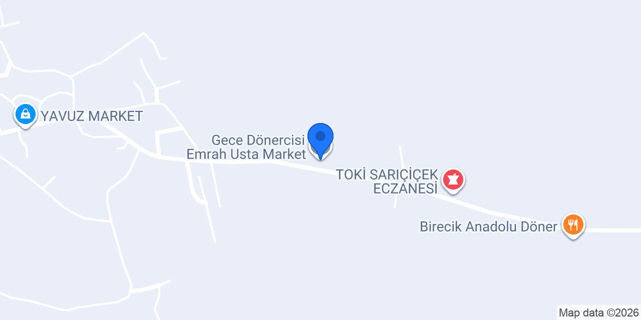 Gece Dönercisi Emrah Usta Market konumu