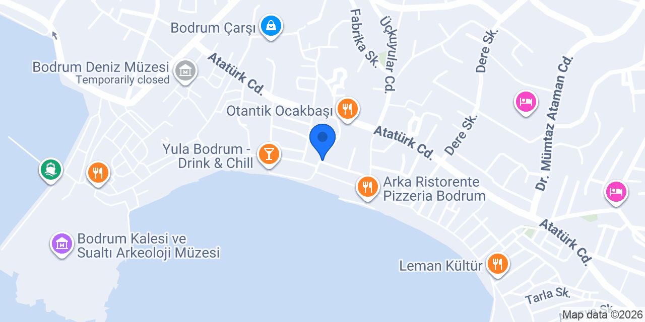 Paprika Bodrum konumu