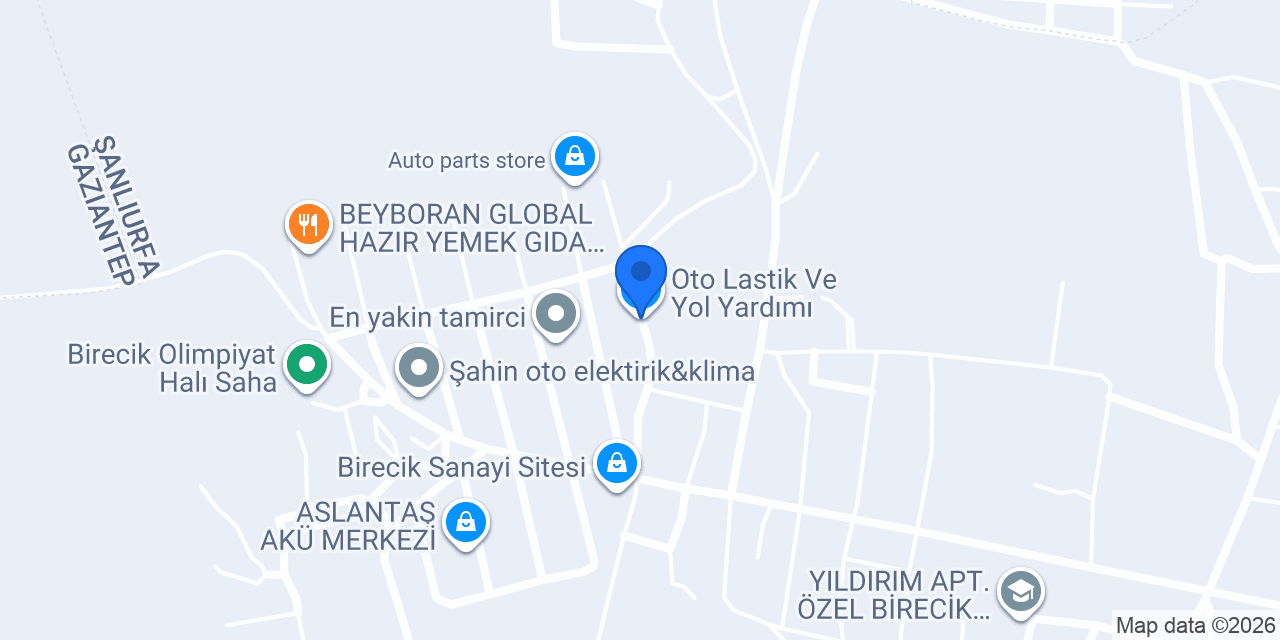 Oto Lastik Ve Yol Yardımı konumu