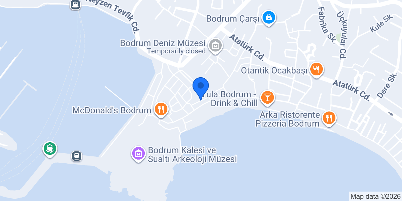 Hotel Can Bodrum konumu