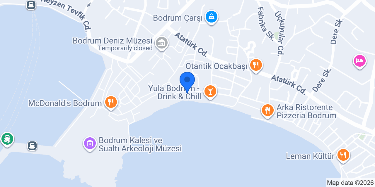 Halikarnas hediyelik konumu