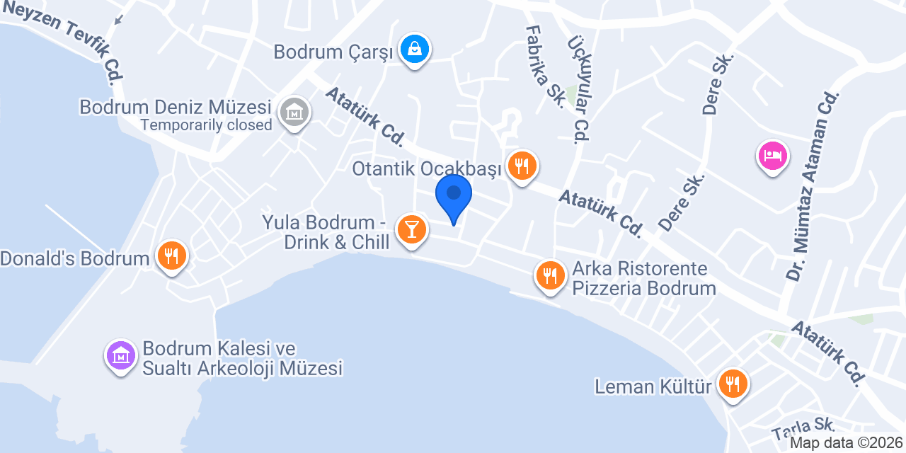Denizati Pansiyon konumu