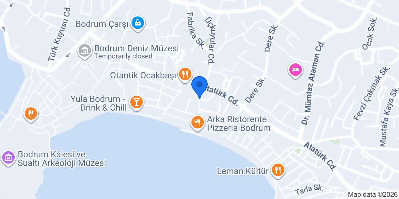 Sade Butik Otel konumu