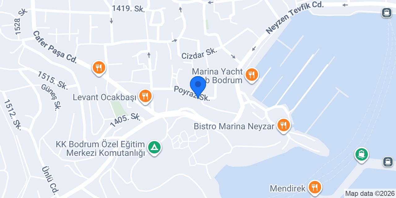 Eskiceshme Bodrum Marina konumu