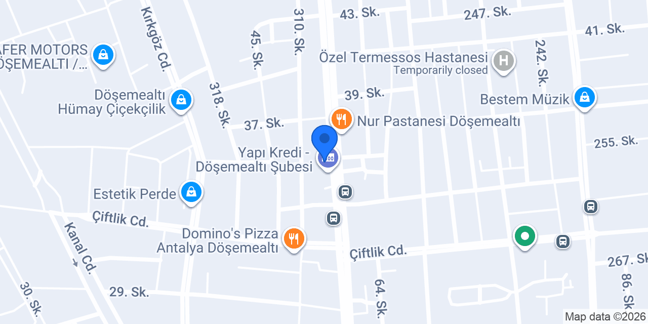 Yeniköy Mobilya konumu
